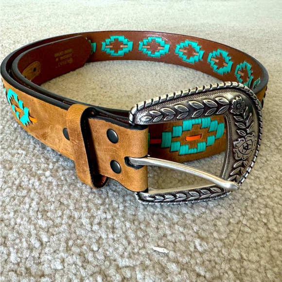 Ariat Accessories - Ariat Women’s Embroidered Leather Belt